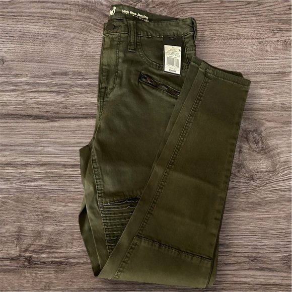 Mossimo Supply Co. Olive High Rise Jeans - Picture 4 of 5